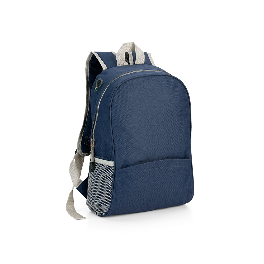 Mochila em 600D com saída para fone de ouvido 12 L