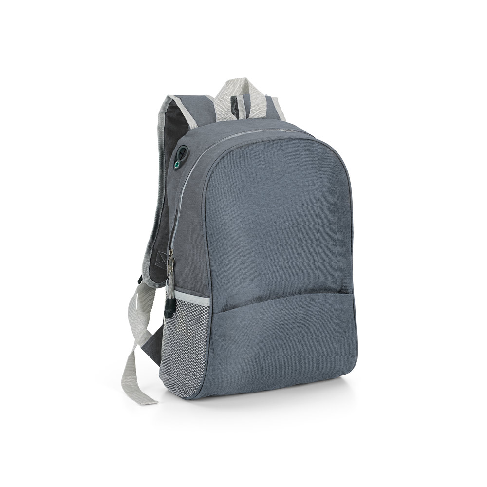 Mochila em 600D com saída para fone de ouvido 12 L