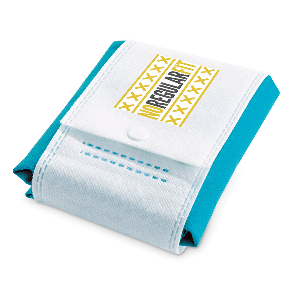 Sacola dobrável em non-woven (80 g/m²) com alças