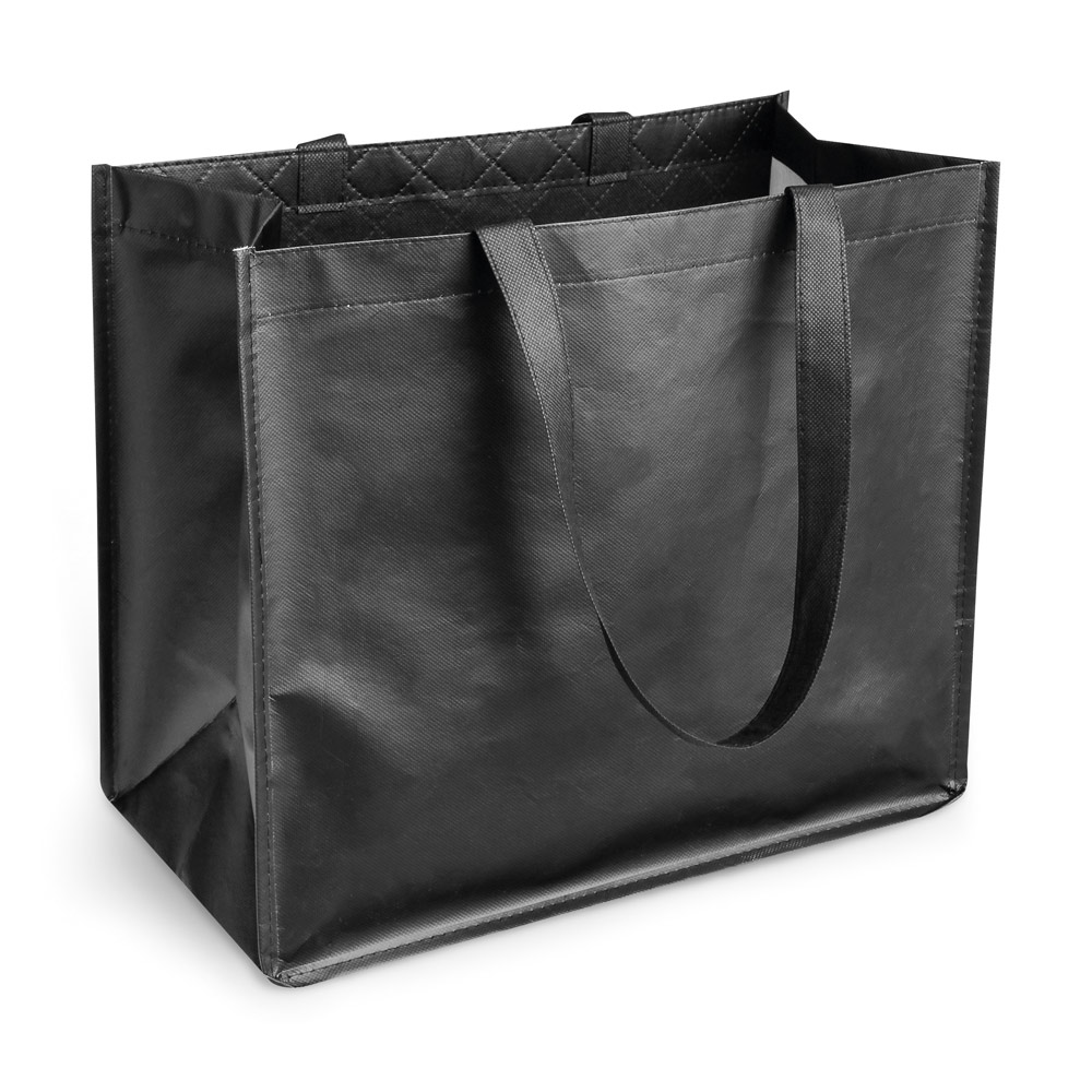 Sacola em non-woven laminado (110 g/m²) com bolso frontal