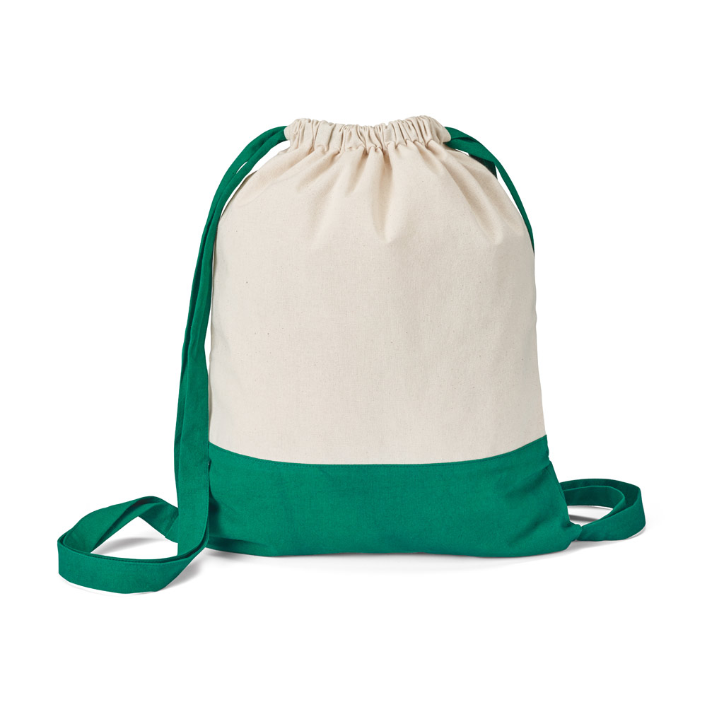 Saco tipo mochila 100% algodão (180 g/m²)