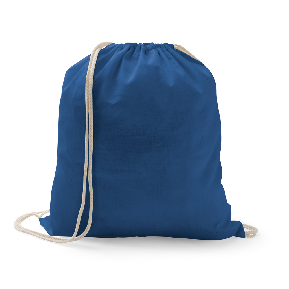 Sacola tipo mochila 100% algodão (100g/m²)