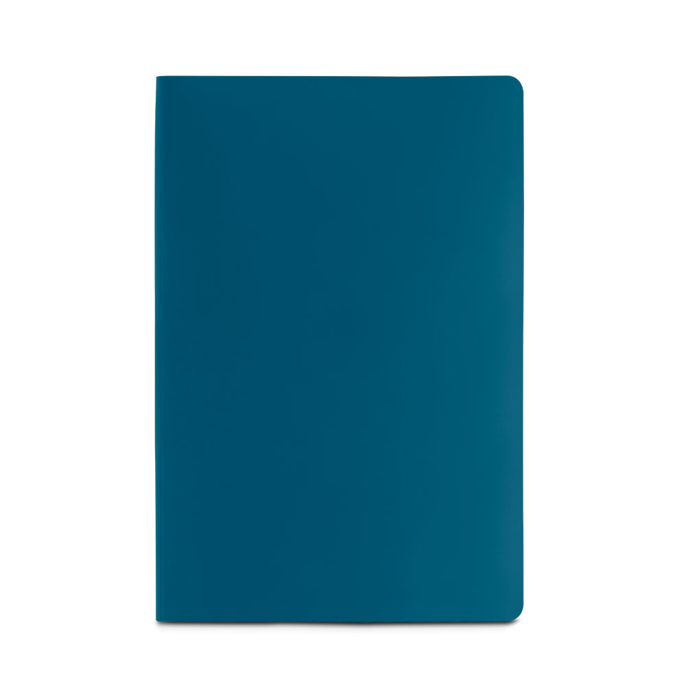 Caderno A5 de capa flexível em papel pedra (620g/m²)