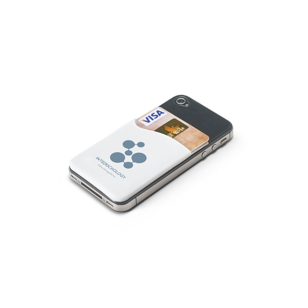 Porta cartões para celular em silicone