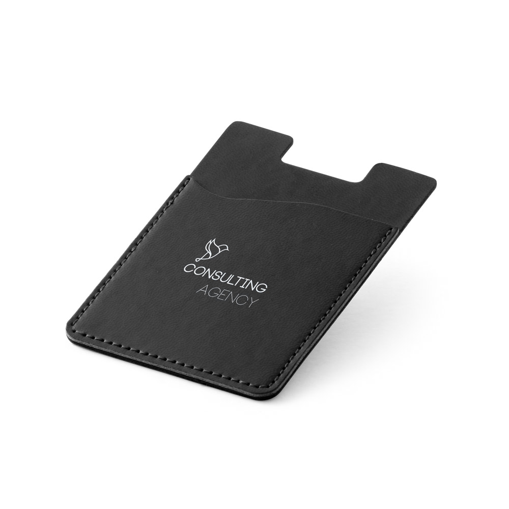Porta cartões para celular em PU com bloqueio de RFID