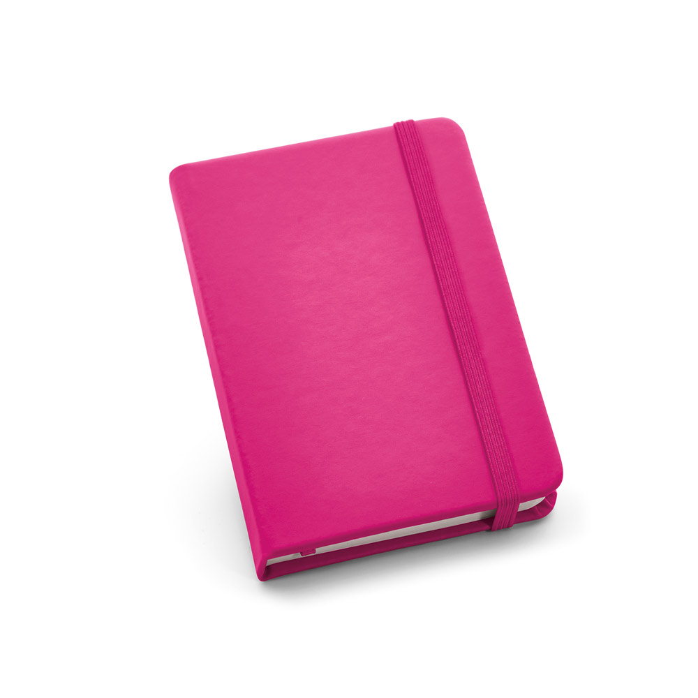 Caderno de bolso em c.sintético com páginas lisas