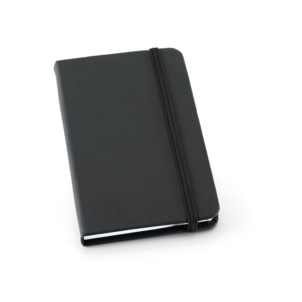 Caderno de bolso em c.sintético com páginas lisas