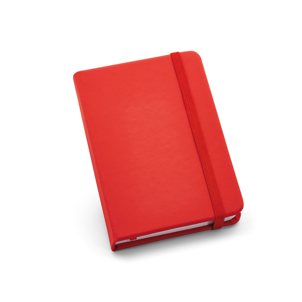 Caderno de bolso em c.sintético com páginas lisas