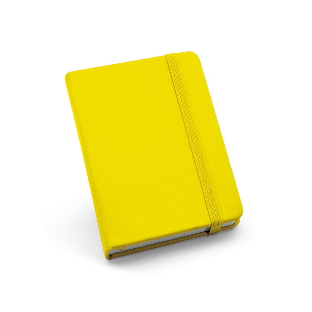 Caderno de bolso em c.sintético com páginas lisas