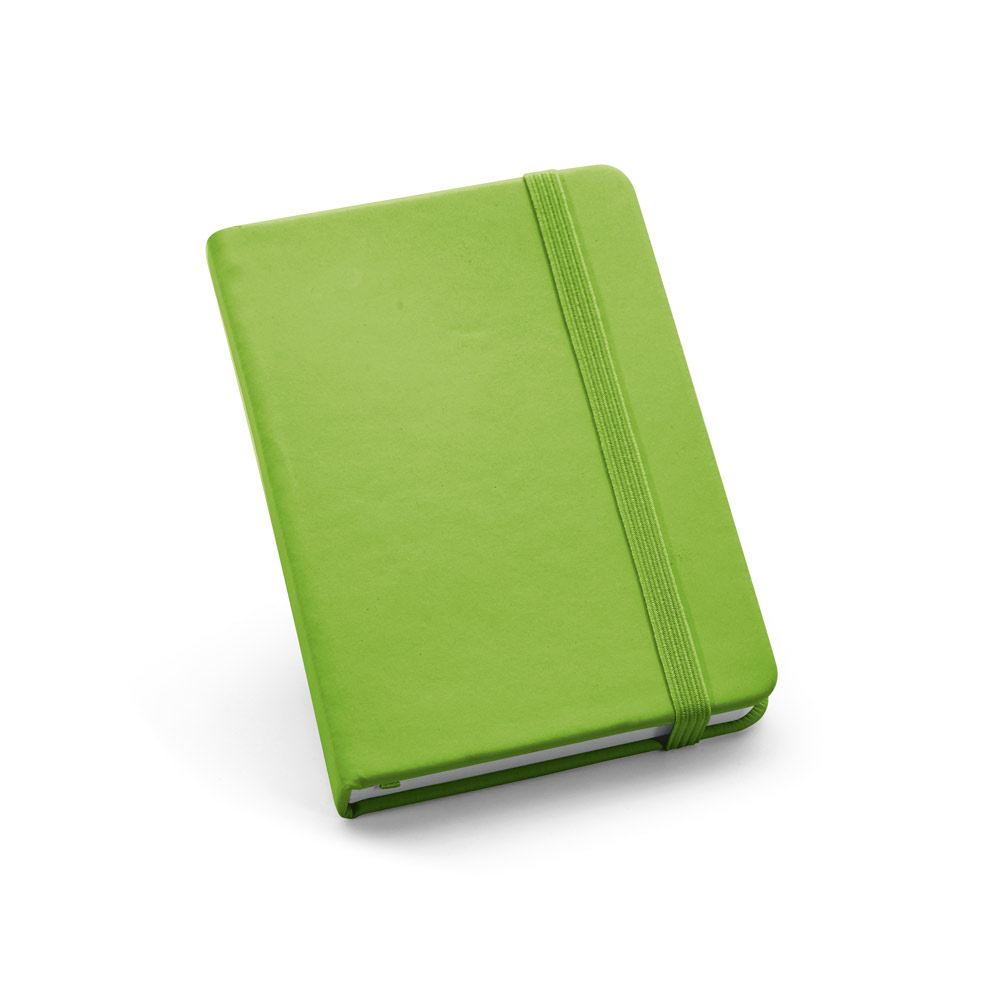 Caderno de bolso em c.sintético com páginas lisas