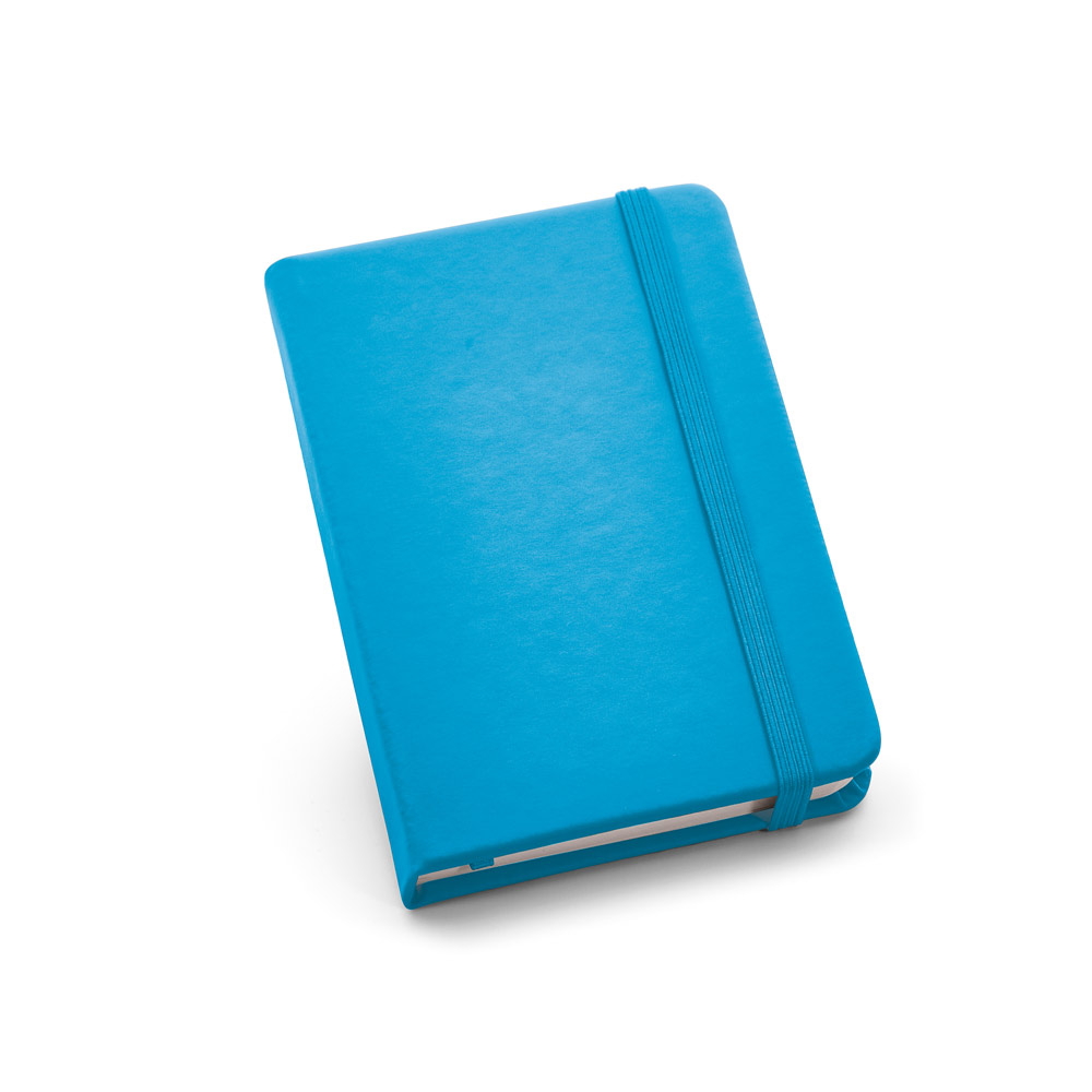 Caderno de bolso em c.sintético com páginas lisas