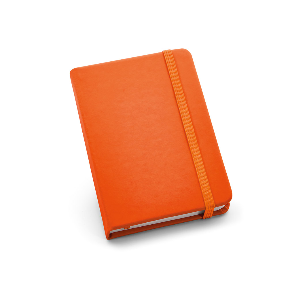 Caderno de bolso em c.sintético com páginas lisas
