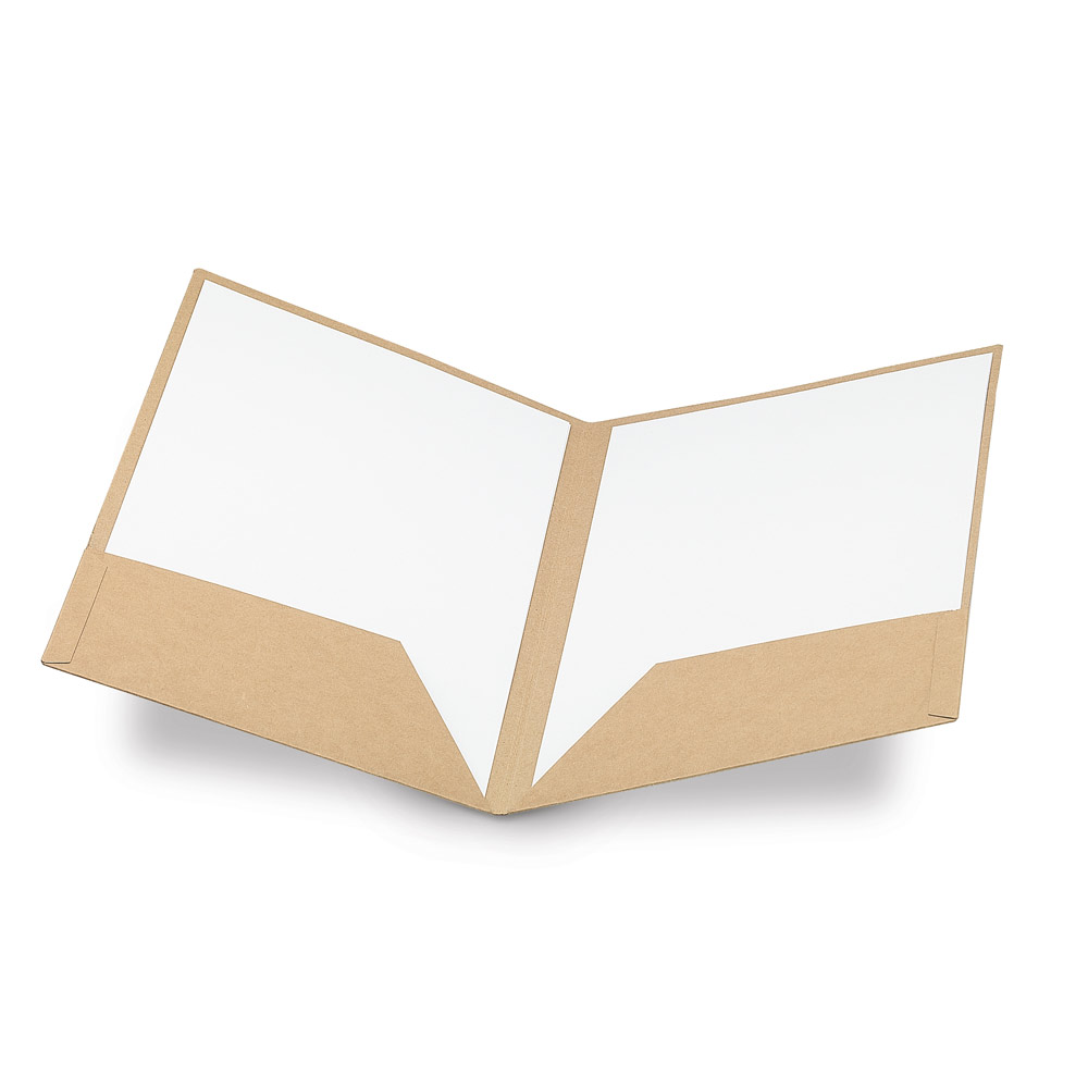 Pasta porta-documentos A4 em papel 100% reciclado (400 g/m²)