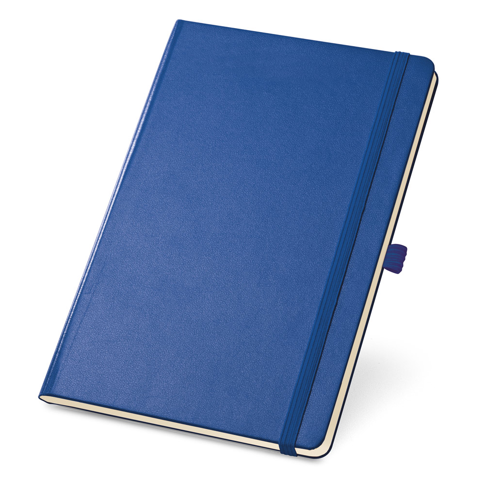 Caderno A5 de capa dura com 160 páginas lisas