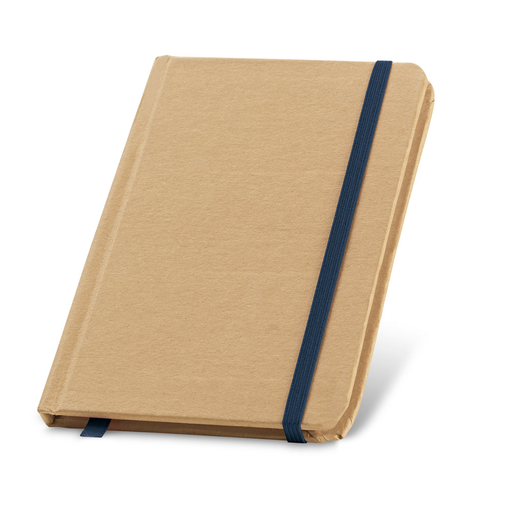 Caderno de bolso de capa dura com 160 páginas lisas recicladas