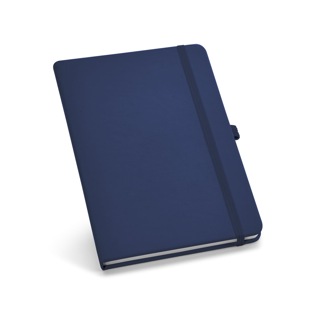 Caderno B6 de capa dura em c.sintético com 160 páginas lisas