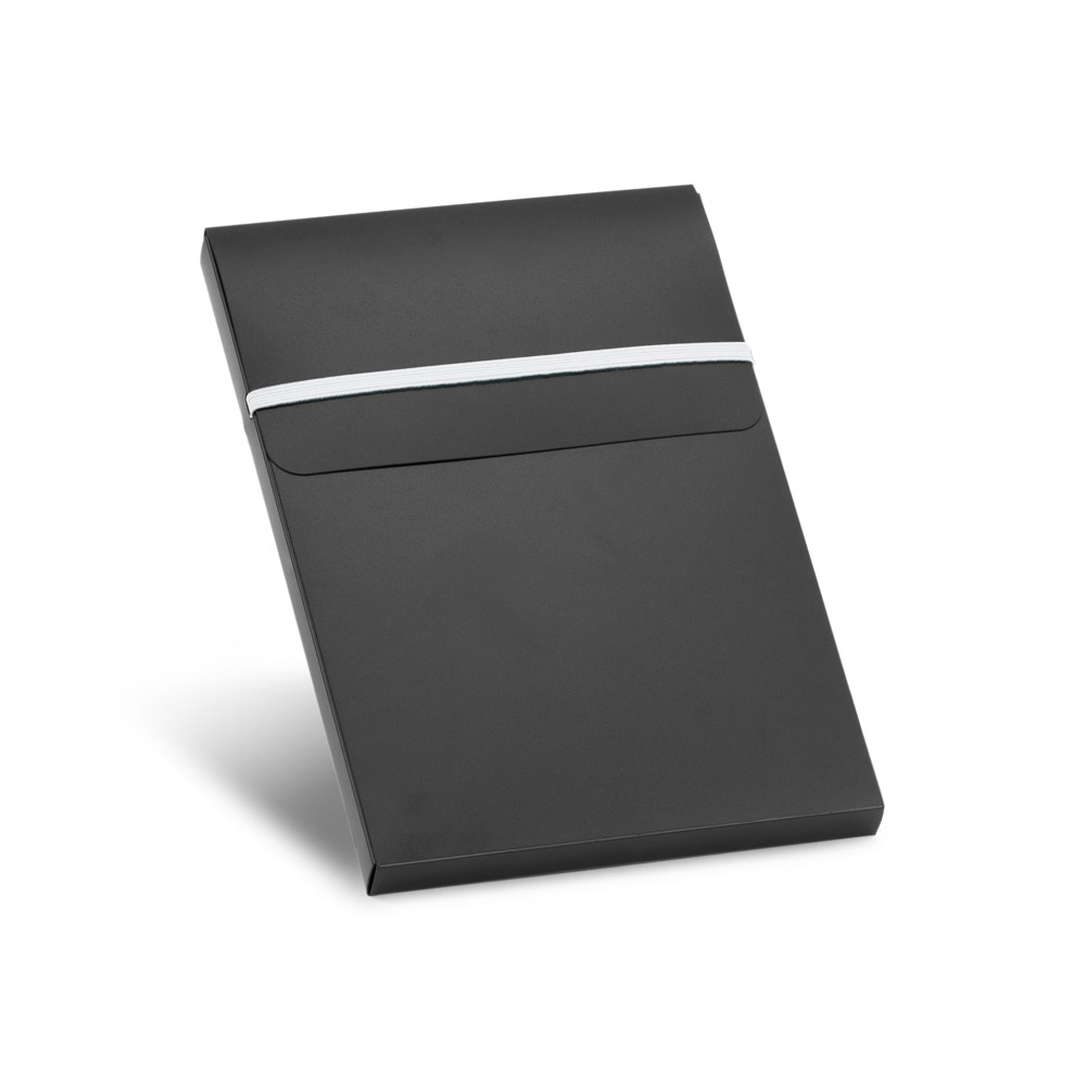Conjunto de caderno A5 e esferográfica