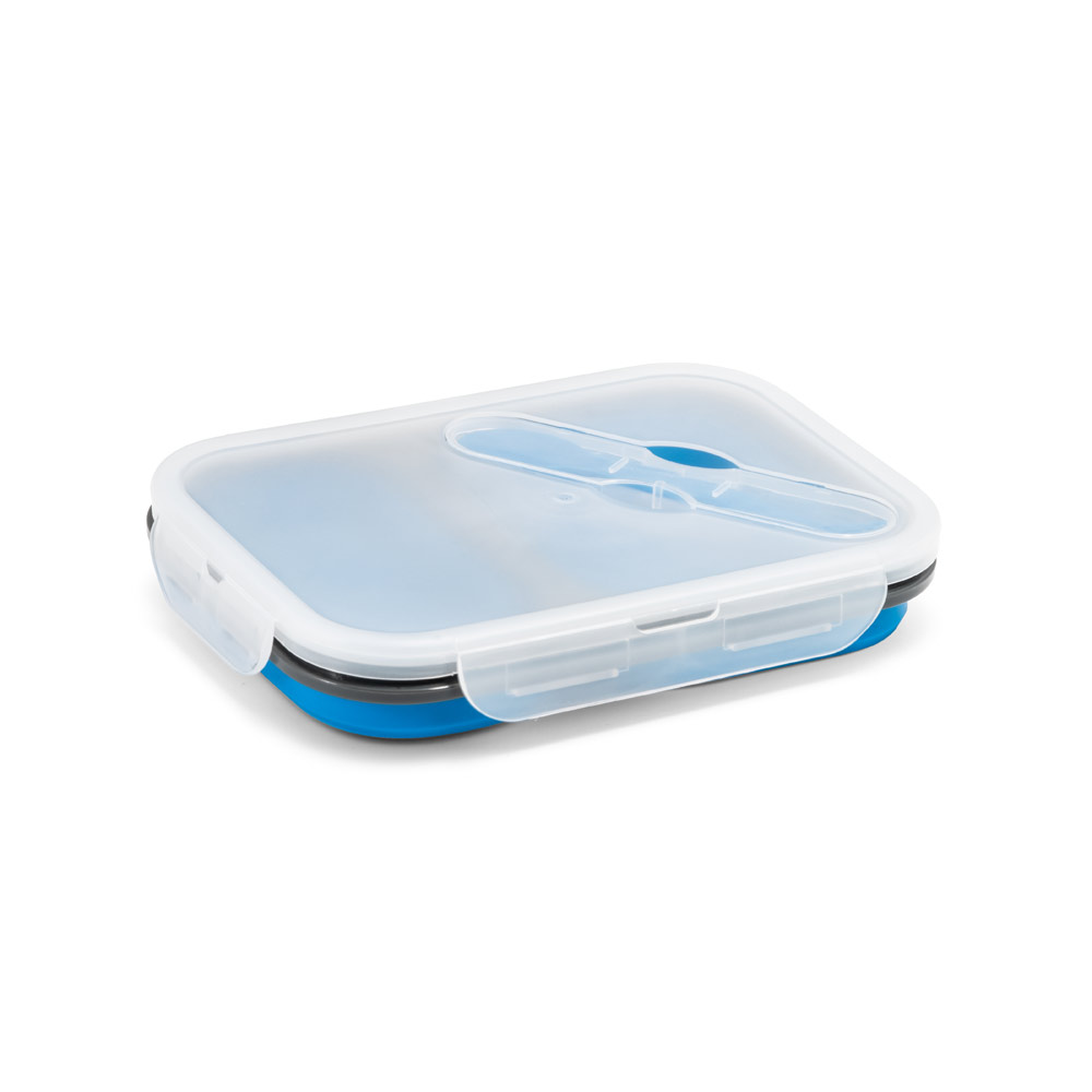 Marmita hermética retrátil em silicone e PP (480 e 760 mL)