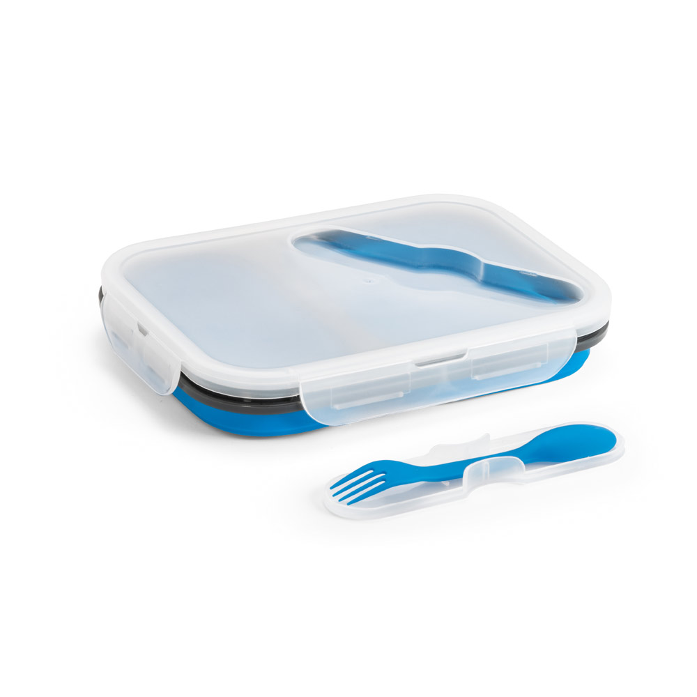 Marmita hermética retrátil em silicone e PP (480 e 760 mL)