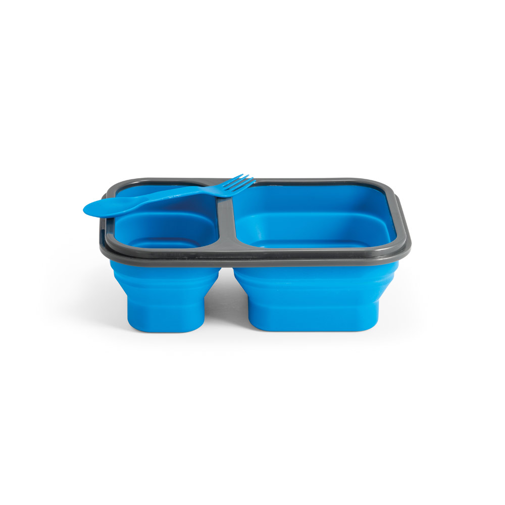 Marmita hermética retrátil em silicone e PP (480 e 760 mL)
