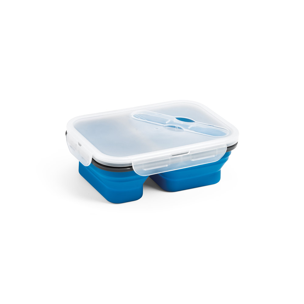 Marmita hermética retrátil em silicone e PP (480 e 760 mL)