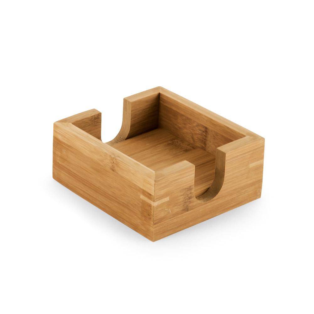 Kit de 4 porta copos em bambu