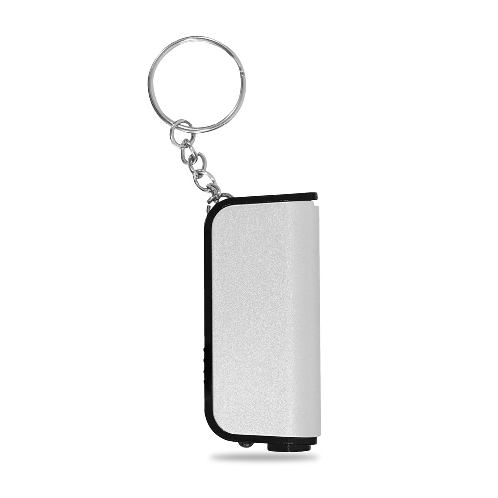 Chaveiro com lanterna LED e ferramenta