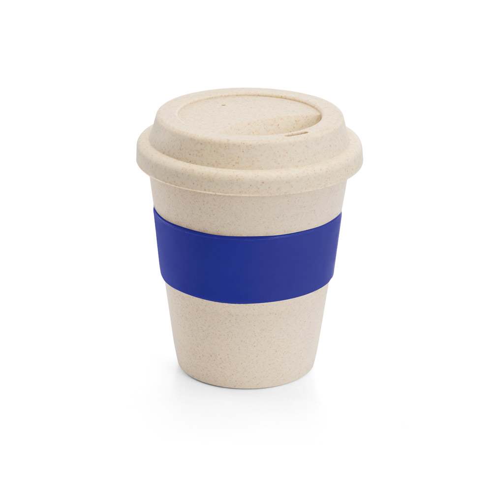 Copo de viagem em fibra de bambu (60%) e PP (40%) 380 mL