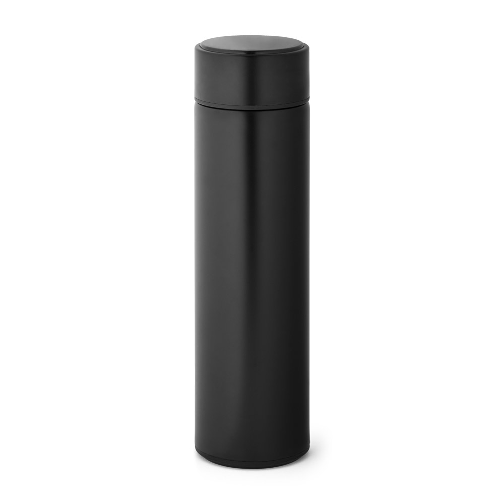 Garrafa em aço inox de parede dupla térmica, isolada a vácuo 450 mL