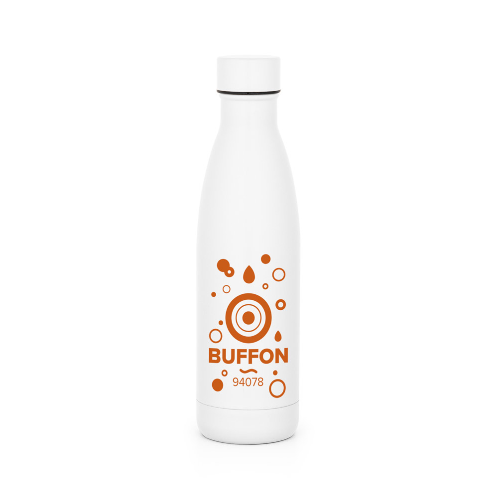 Garrafa em aço inox de parede dupla térmica, isolada a vácuo 500 mL