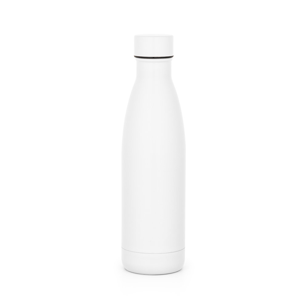 Garrafa em aço inox de parede dupla térmica, isolada a vácuo 500 mL