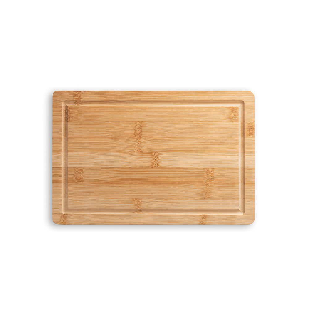 Kit churrasco em estojo de PU e 210D com tábua em bambu e 7 utensílios em aço inox e madeira de Seringueira