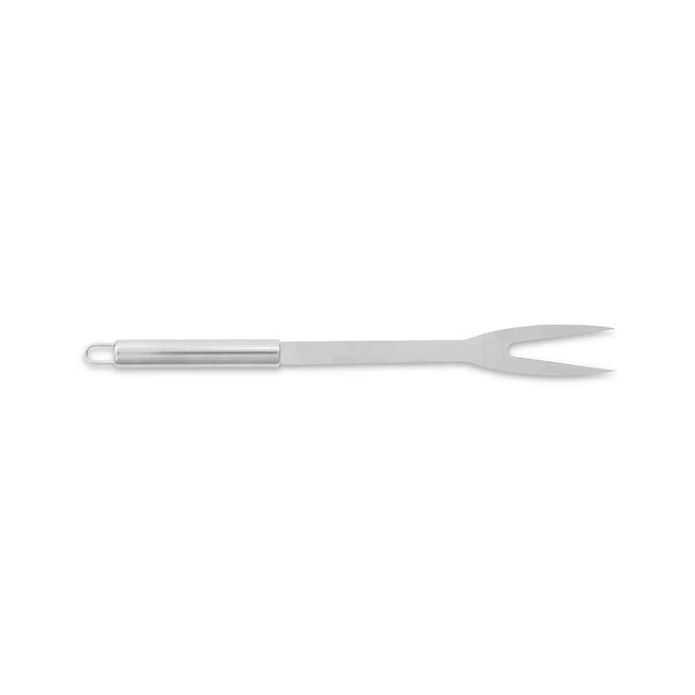 Kit churrasco em estojo em 210D com 2 utensílios em aço inox