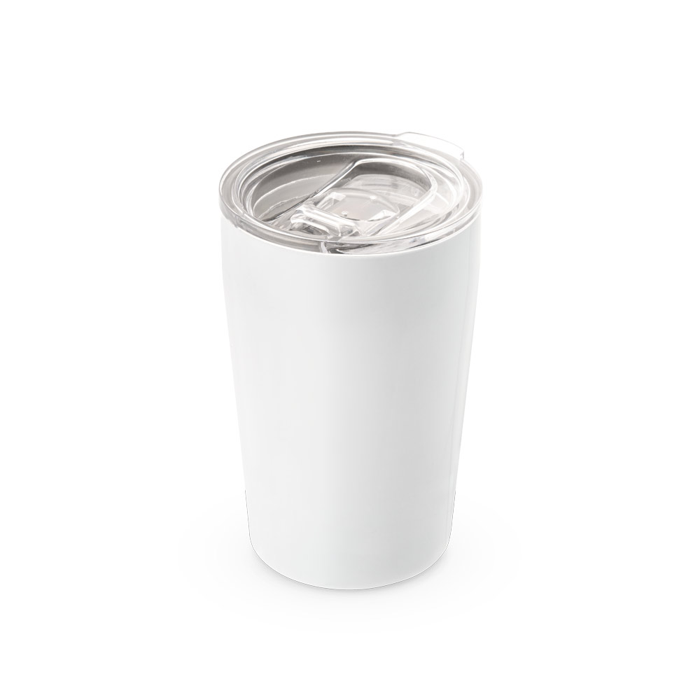 Copo de viagem para sublimação em aço inox de parede dupla térmica, isolada a vácuo 380 mL