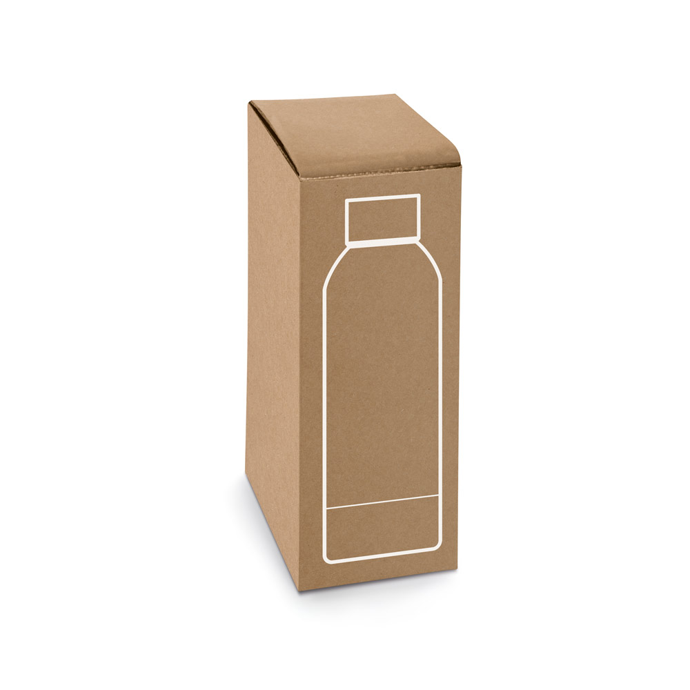 Garrafa em aço inox 90% reciclado de parede dupla térmica, isolada a vácuo 550 mL