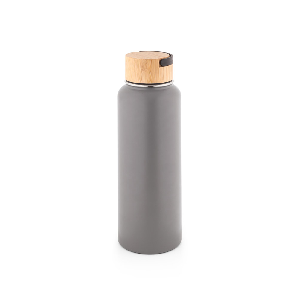 Garrafa em aço inox 90% reciclado de parede dupla térmica, isolada a vácuo com revestimento em pó 1200 mL
