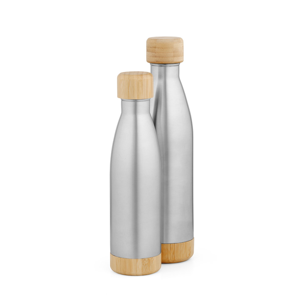 Garrafa térmica em aço inox 90% reciclado de parede dupla isolada a vácuo (550 mL)