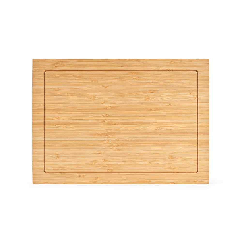 Conjunto de tábuas em bambu com 3 facas inclusas