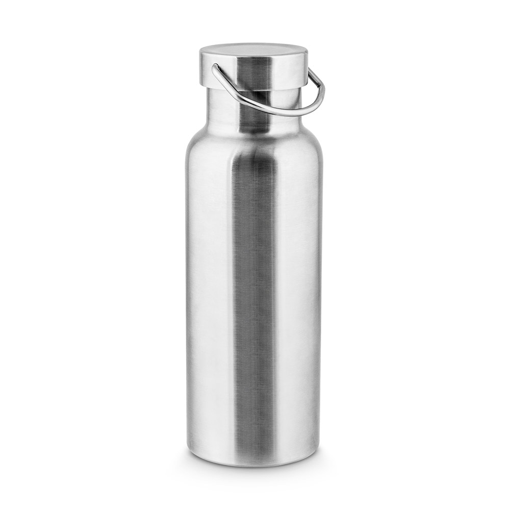 Garrafa em aço inox 36% reciclado com isolamento a vácuo 810 mL