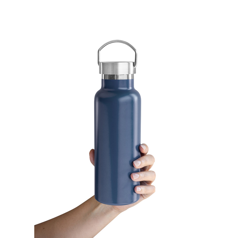 Garrafa em aço inox 36% reciclado com isolamento a vácuo 810 mL