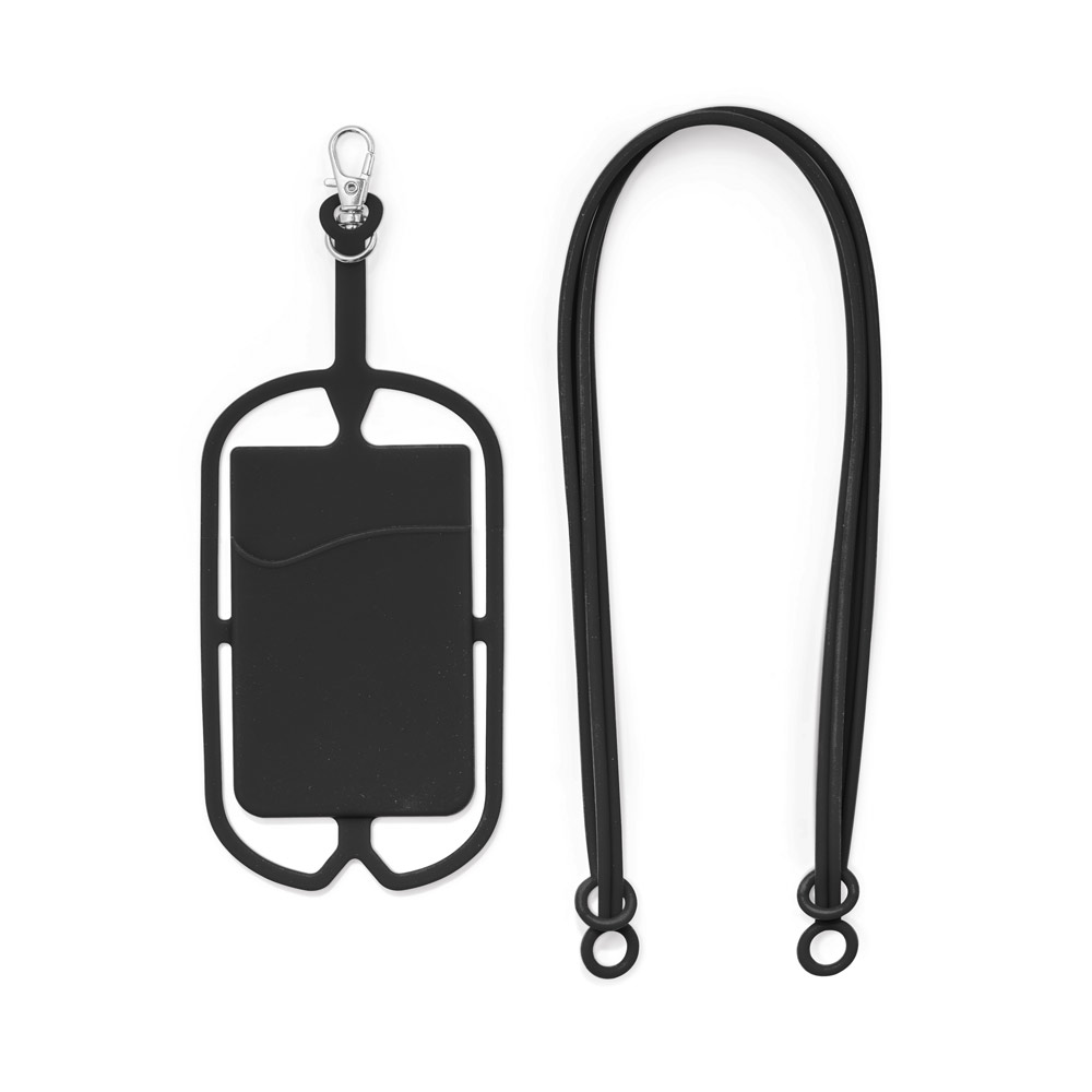 Porta cartões para celular em silicone
