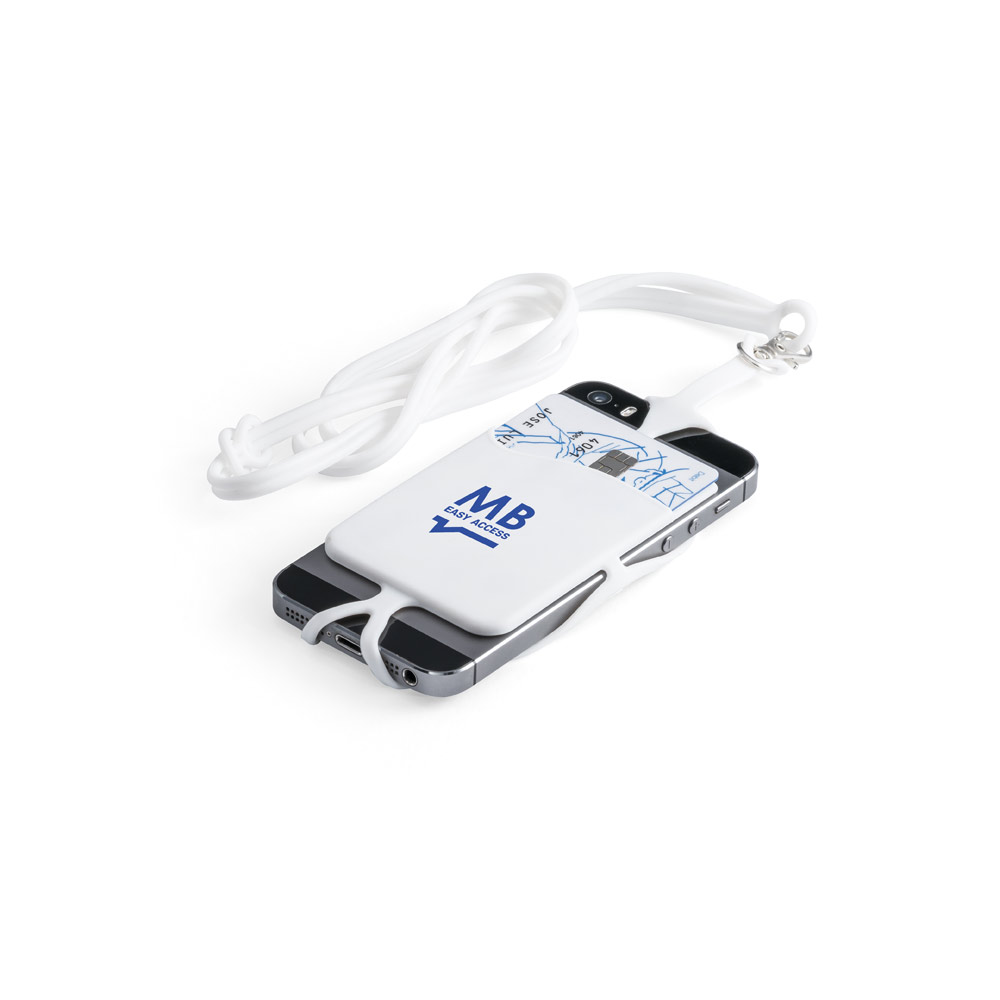 Porta cartões para celular em silicone
