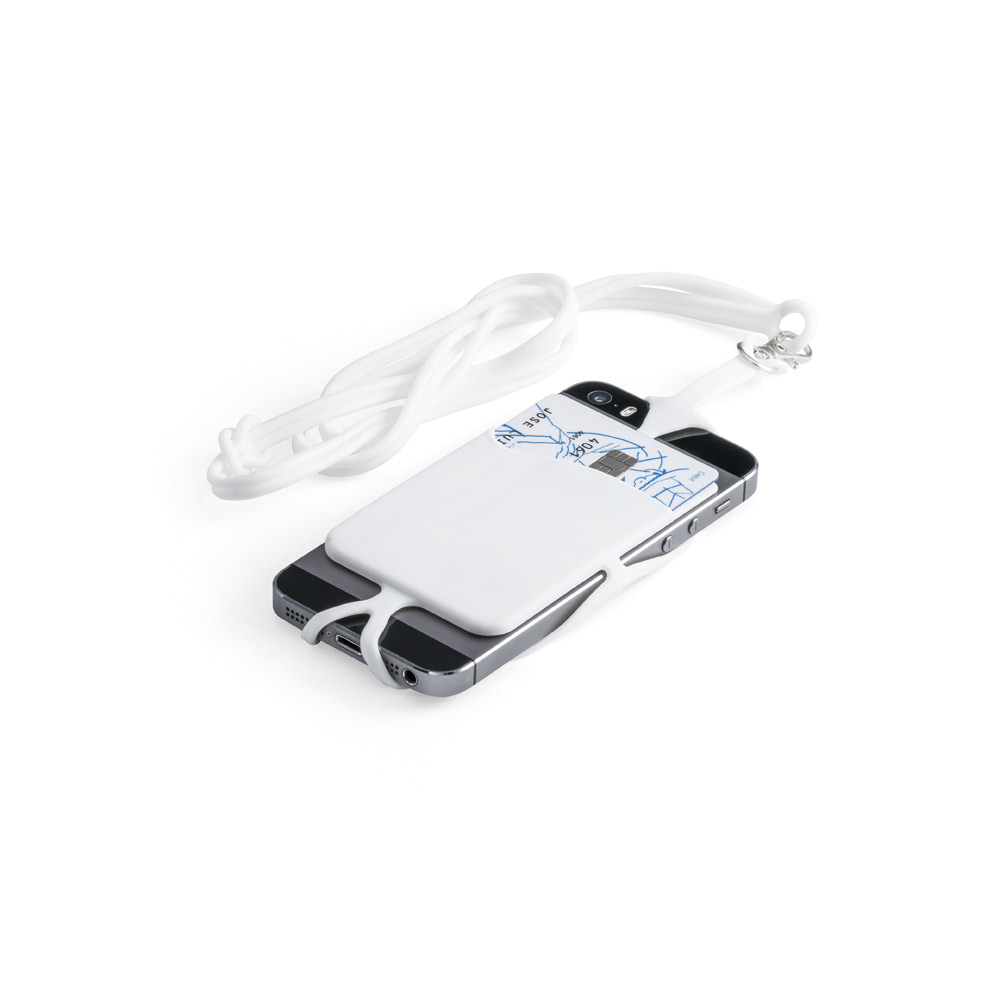 Porta cartões para celular em silicone