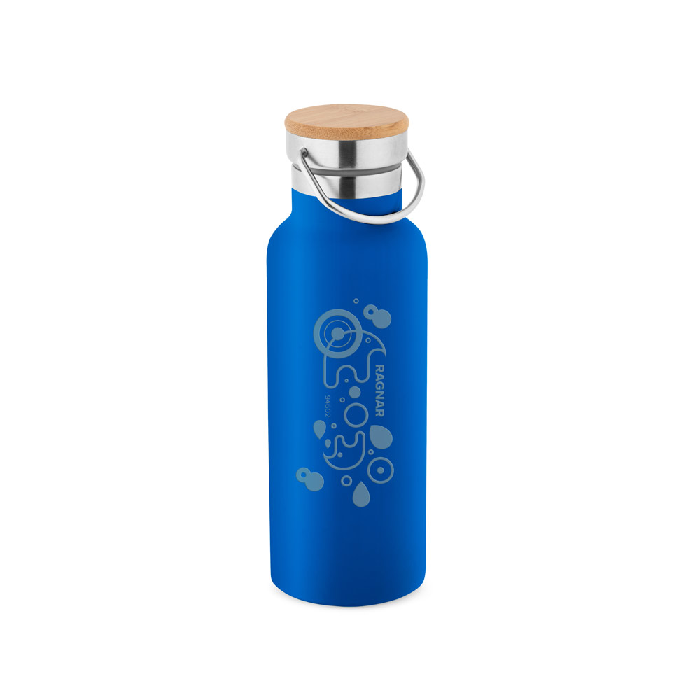 Garrafa em aço inox de parede dupla térmica, isolada a vácuo 570 mL