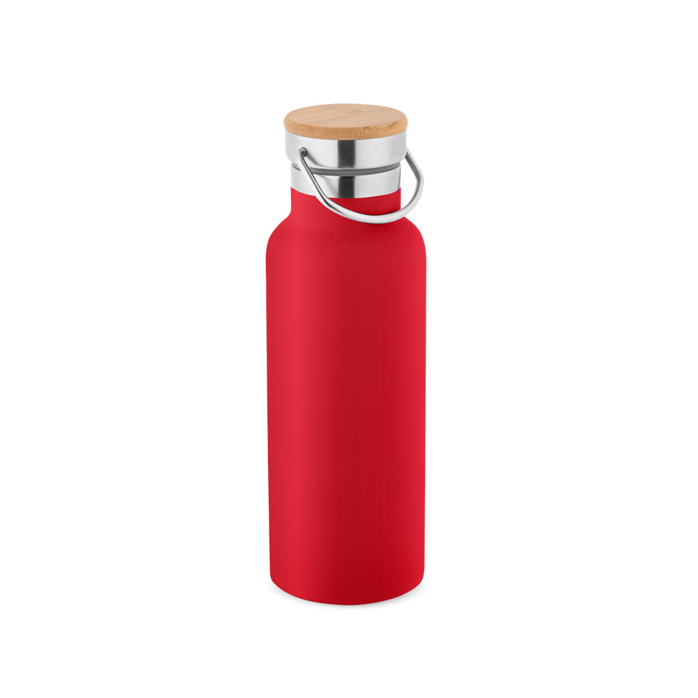 Garrafa em aço inox de parede dupla térmica, isolada a vácuo 570 mL