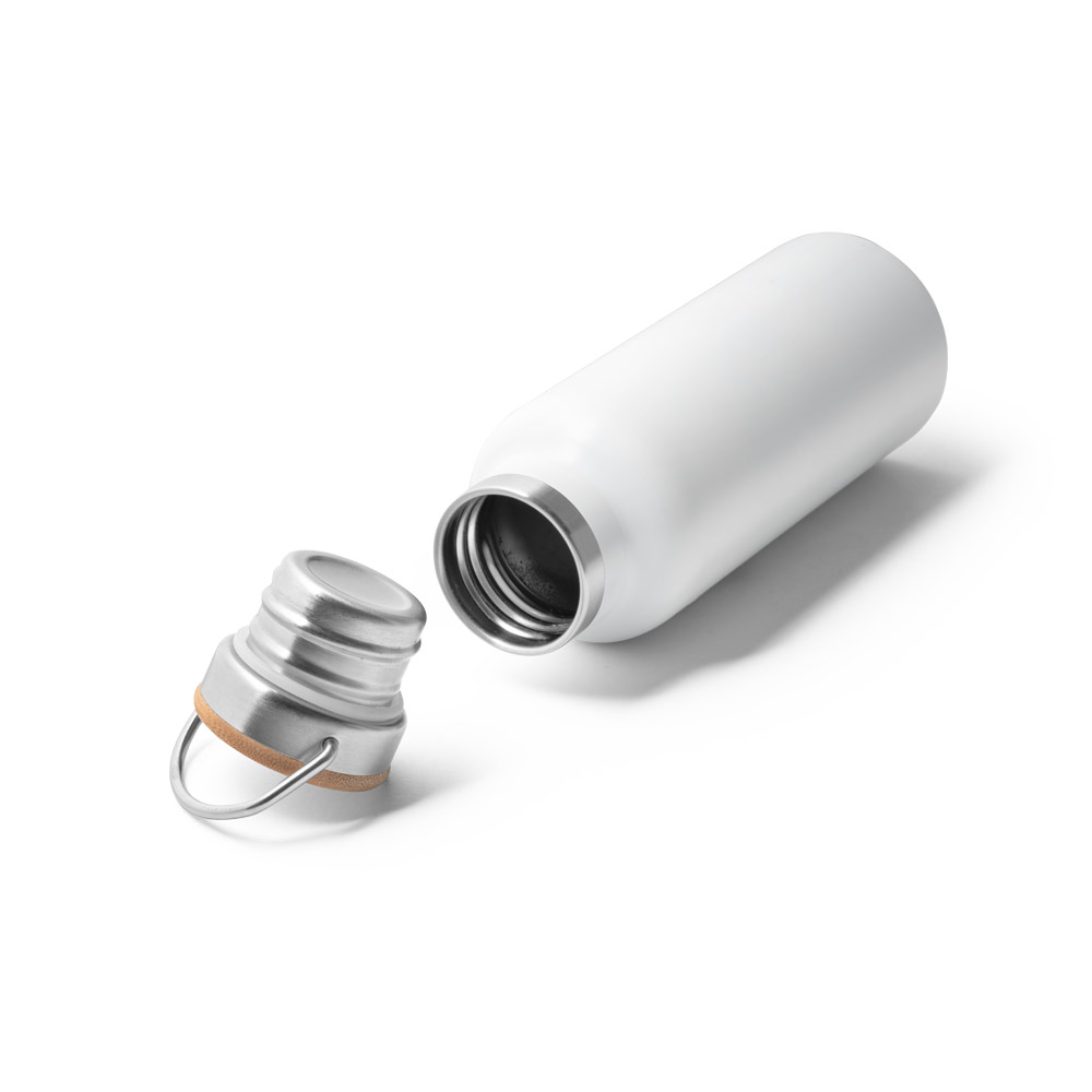 Garrafa em aço inox de parede dupla térmica, isolada a vácuo 570 mL