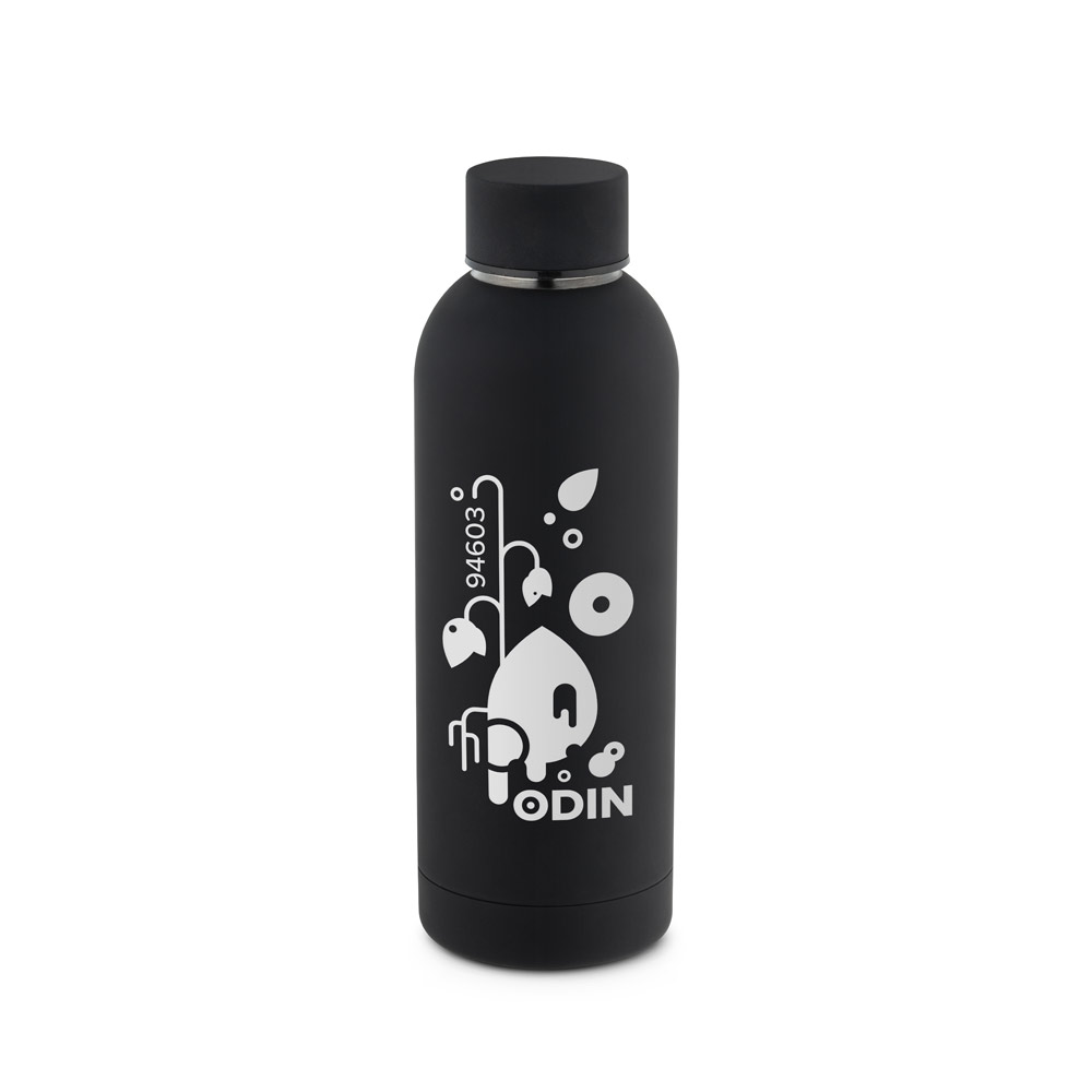 Garrafa em aço inox 36% reciclado de parede dupla térmica, isolada a vácuo 550 mL