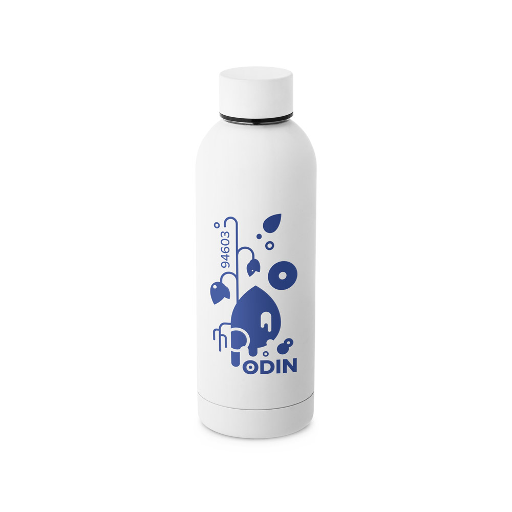 Garrafa em aço inox 36% reciclado de parede dupla térmica, isolada a vácuo 550 mL