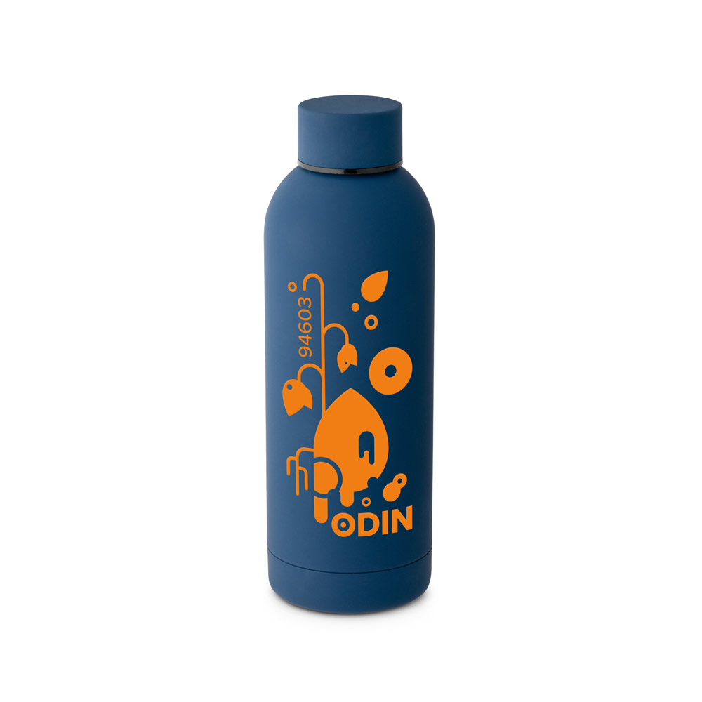 Garrafa em aço inox 36% reciclado de parede dupla térmica, isolada a vácuo 550 mL