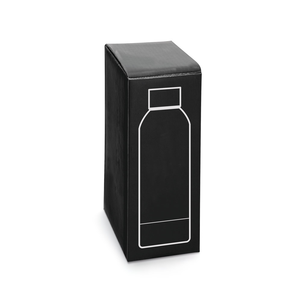 Garrafa em aço inox 36% reciclado de parede dupla térmica, isolada a vácuo 550 mL